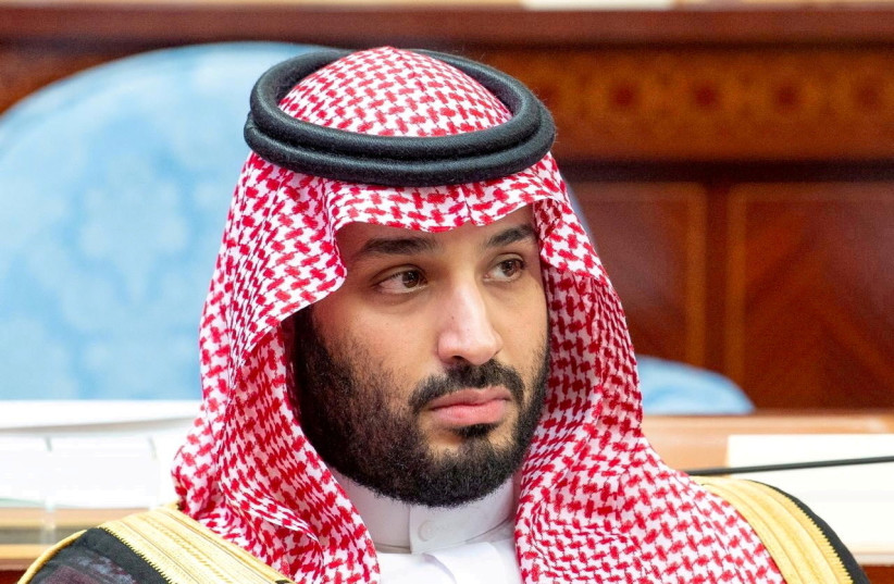  SAUDI CROWN Prince  Mohammed bin Salman attends  a session of the Shura Council  in Riyadh, 2019. Rosenberg met  personally with MBS.   (credit: BANDAR ALGALOUD/COURTESY OF SAUDI ROYAL COURT/HANDOUT VIA REUTERS)
