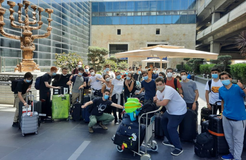  Masa participants arrive at Ben Gurion (credit: Masa)