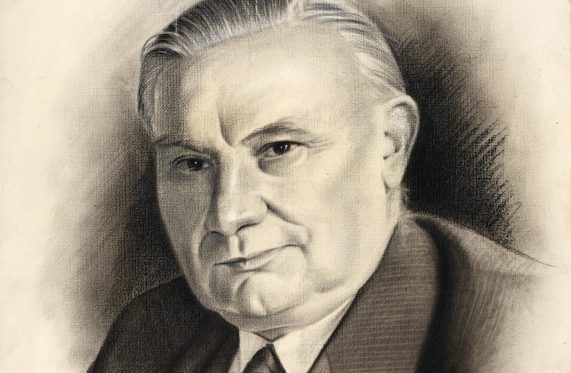  A sketch of Ernest Bevin commissioned by Britain’s Ministry of Information in the World  War II period (credit: WIKIPEDIA)