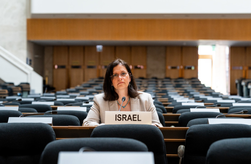  Israeli Ambassador to UN Institutions in Geneva Meirav Eilon Shahar (photo credit: ISRAEL AT THE UN-GENEVA)