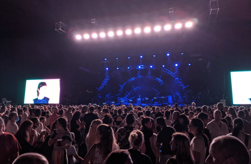 AUDIENCE AT a music concert at the Tamar Festival, September 2021 (photo credit: HADAS LABRISCH)