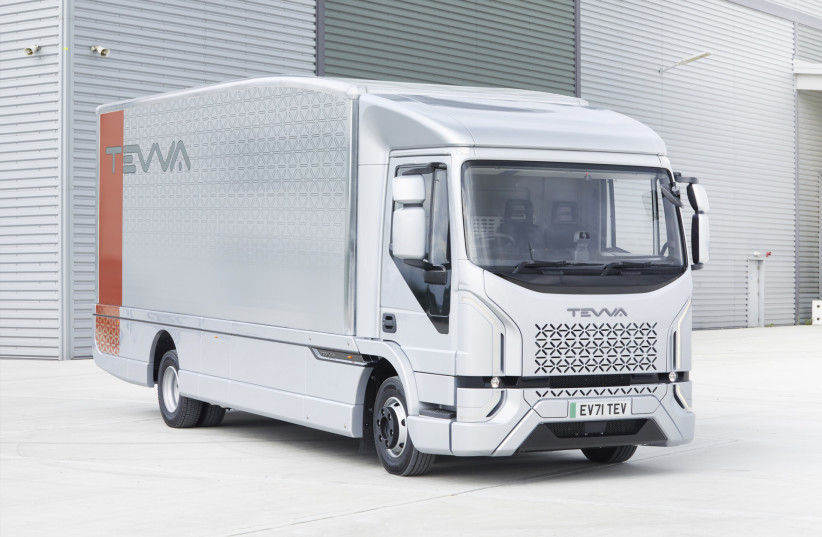  The new Tevva Electric Truck (photo credit: Courtesy)