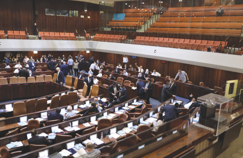  THE CALM HOLIDAY period will end Monday, when the Knesset returns from its recess. (photo credit: MARC ISRAEL SELLEM/THE JERUSALEM POST)