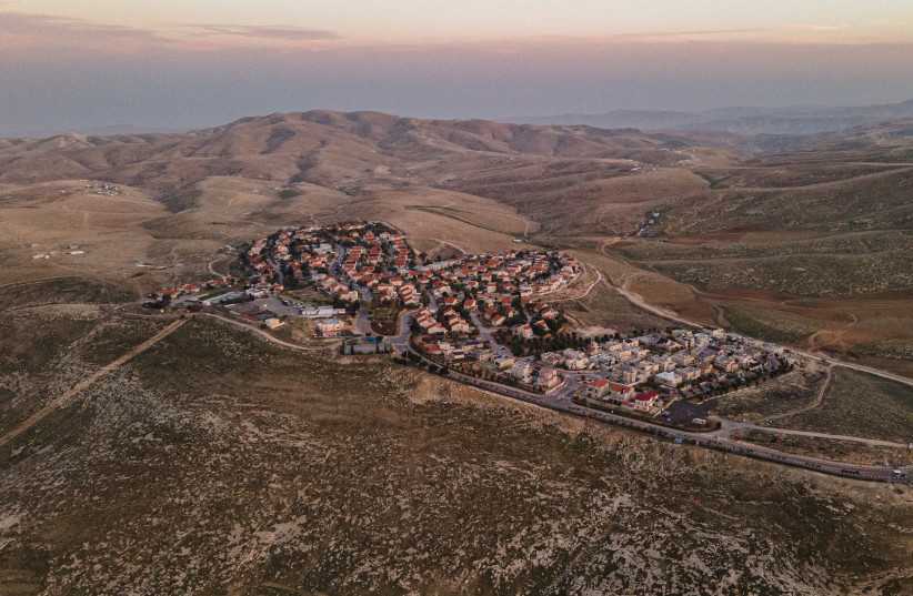  View of the desert near Ma'ale Adumim, in the West Bank, January 26, 2021. (credit: YANIV NADAV/FLASH90)