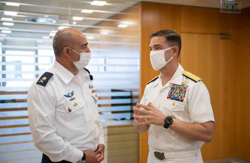  The commander of the US Naval's 5th Fleet completes a visit to Israel last week (photo credit: US Navy 5th Fleet)