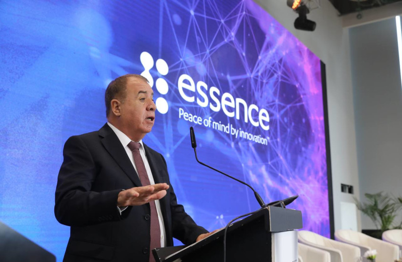  Dr. Haim Amir, CEO, The Essence Group, is seen speaking at the Jerusalem Post annual conference at the Museum of Tolerance in Jerusalem, on October 12, 2021.