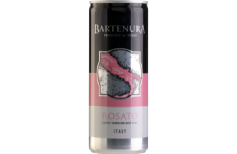  Bartenura Rosato canned wine (credit: Courtesy)