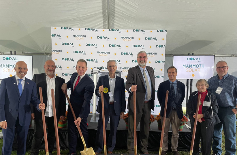  The groundbreaking of the Mammoth Solar project in Indiana (credit: Courtesy)