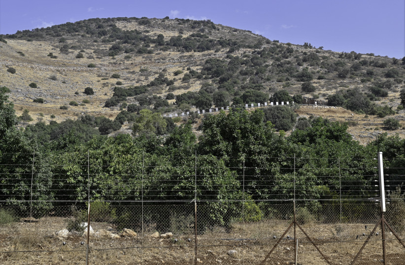  View of the northern border between Israel and Lebanon, on October 15, 2021.  (credit: MICHAEL GILADI/FLASH90)