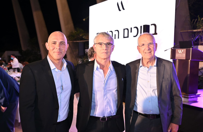  Shimshon Harel, Ishay Davidi and Alon Chen (photo credit: Itai Belson and Ohad Hareches, Weizmann Institute of Science)
