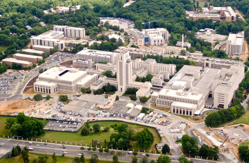 Walter Reed National Military Medical Center in 2011. (credit: UNITED STATES ARMY/PUBLIC DOMAIN/VIA WIKIMEDIA COMMONS)