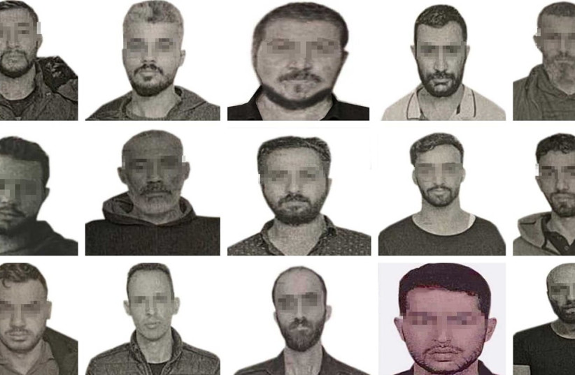  The 15 alleged Mossad spies arrested in Turkey, as revealed by Turkish media. (photo credit: Walla)