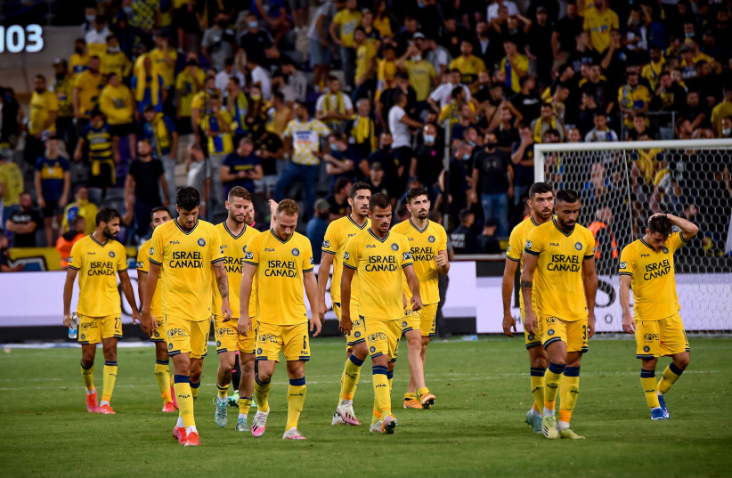 Maccabi Tel Aviv lost 2-0 to Ashdod SC at Bloomfield Stadium on Monday night. (credit: ARIEL SHALOM)