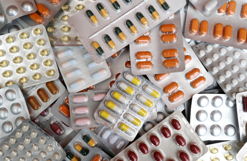  Illustrative photo shows various medicine pills in their original packaging in Brussels, Belgium August 9, 2019. (credit: REUTERS/YVES HERMAN)