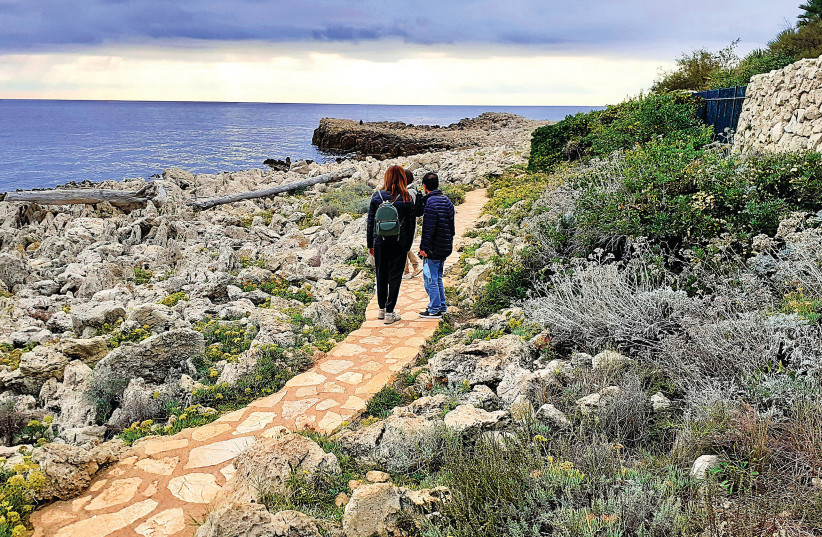  Hiking around the scenic perimeter of the Cap d'Antibes peninsula in Antibes (credit: YAKIR FELDMAN)