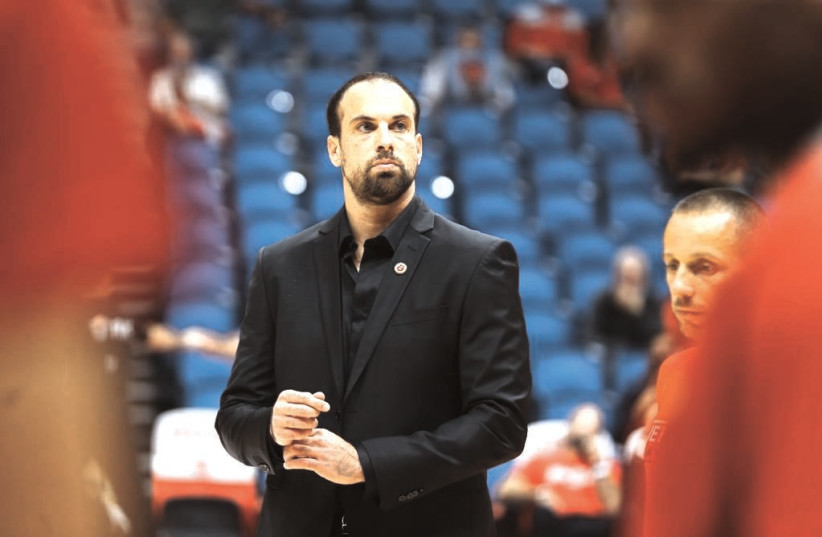  AFTER PARTING WAYS with Oren Amiel late last week, Hapoel Jerusalem GM Yotam Halperin stepped down from the front office to the sidelines, taking the reins as interim coach (photo credit: Courtesy)
