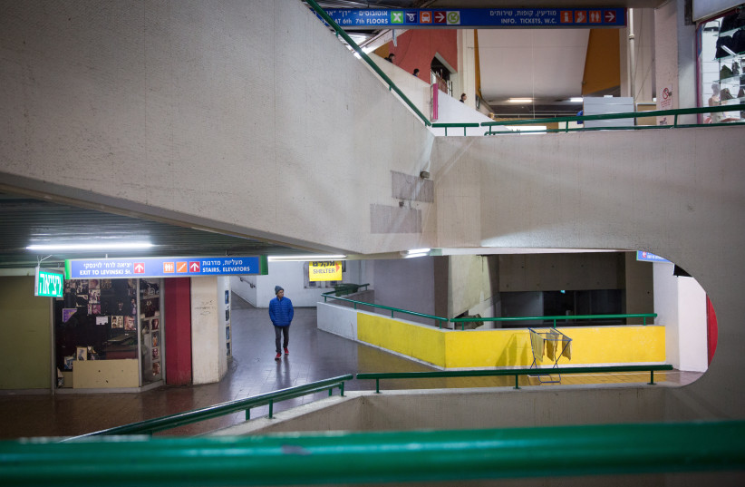 THE TEL AVIV Central Bus Station. (credit: MIRIAM ALSTER/FLASH90)