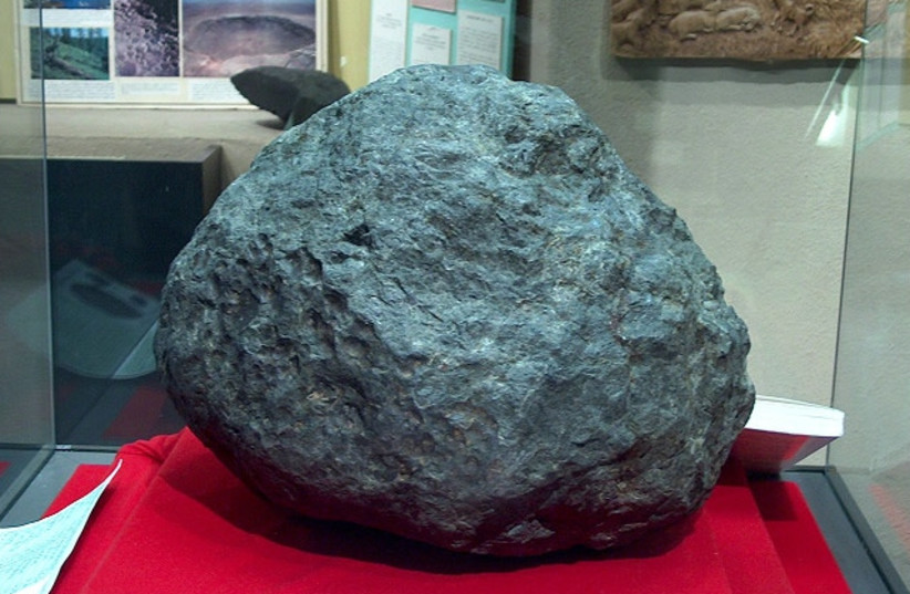 The remnants of of the Ensisheim meteorite. (credit: Wikimedia Commons)