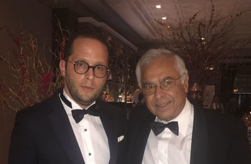  Indian international culinary personality Arjun Waney, and New York real estate tycoon Rotem Rosen (photo credit: Courtesy/Zuma New York)