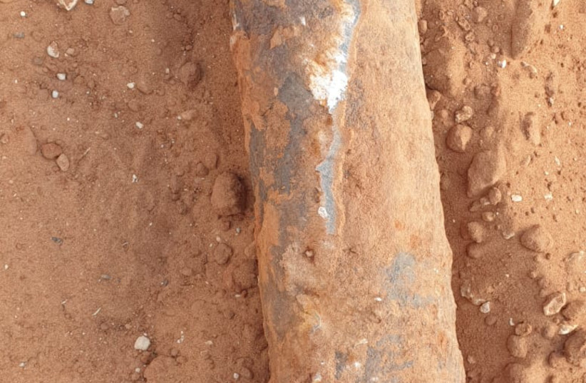 Peluru artileri Inggris dari Perang Dunia I ditemukan di Ganei Tikva