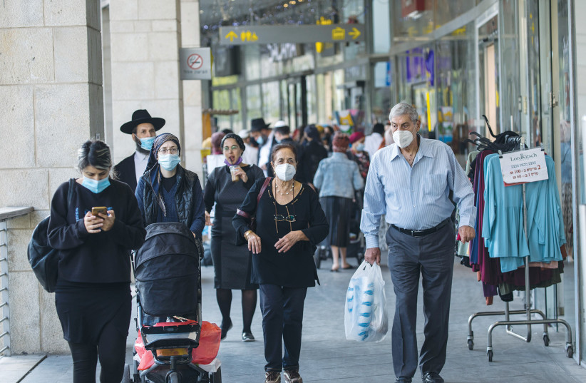  RAMOT MALL: The Haredi presence has changed the neighborhood's character (photo credit: OLIVER FITOUSSI/FLASH90)