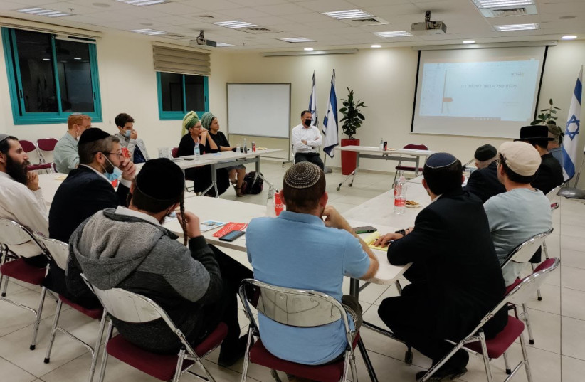  The meeting between Religious Services Minister Matan Kahana and Jewish Temple Mount organizations (credit: Courtesy)