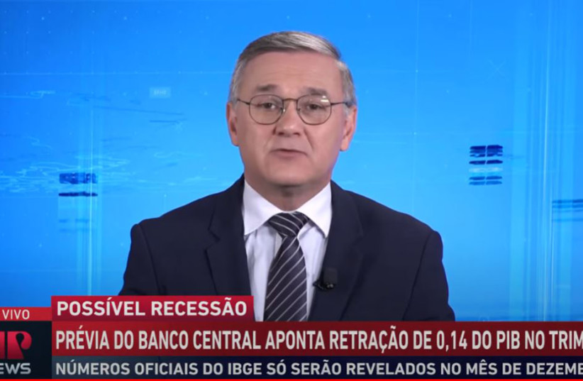  Jose Carlos Bernardi speaks on the Brazilian show "Jornal Da Manhã," Nov. 16, 2021. (photo credit: JOVEM PAN)