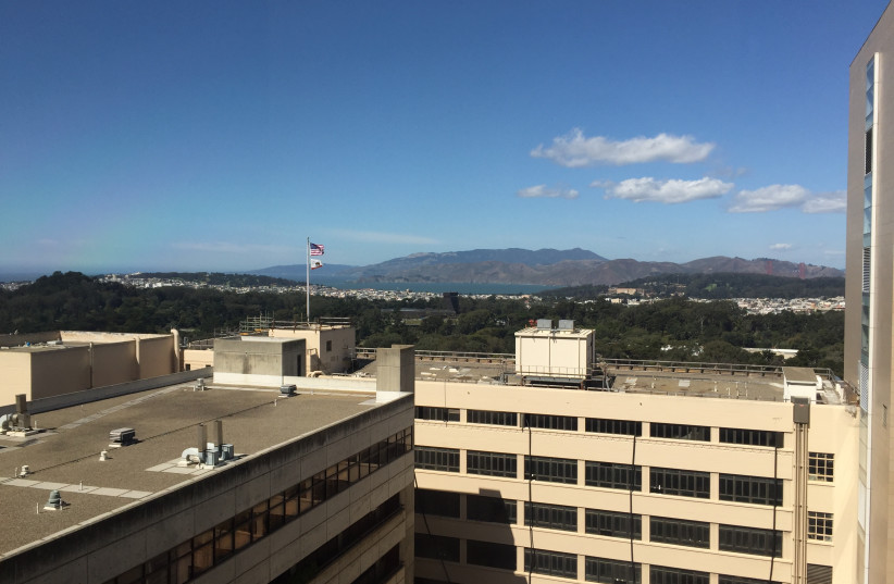 Panorama of UCSF and Golden Gate Park from Health Sciences West (credit: ECCEKEVIN/CC BY-SA 4.0 (https://creativecommons.org/licenses/by-sa/4.0)/VIA WIKIMEDIA COMMONS)