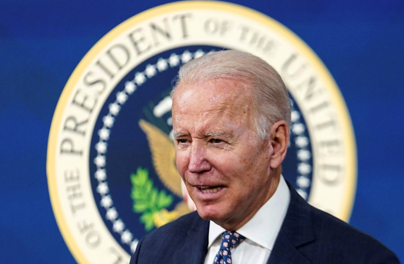  US President Joe Biden (photo credit: REUTERS/KEVIN LAMARQUE)