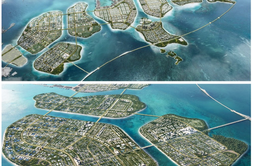  Plans for the Al-Azm Island area. (credit: Kingdom of Bahrain)