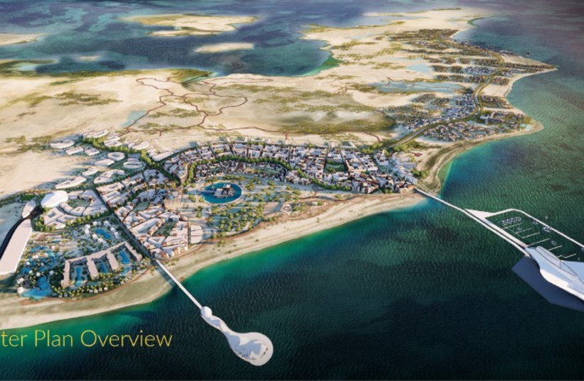 Plans for the Hawar Islands area. (photo credit: Kingdom of Bahrain)