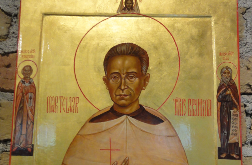  An icon of Blessed Titus Brandsma. (photo credit: Jim Forest/Flickr)