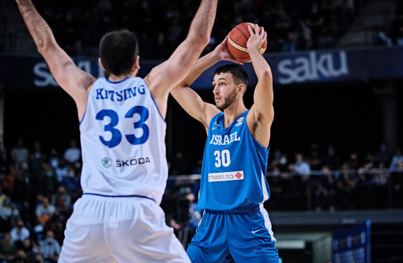  Nimrod Levi scored 10 points and grabbed 11 rebounds in Israel’s 79-69 win over Estonia. (photo credit: FIBA)