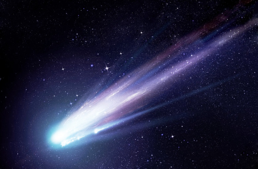  Halley's Comet (illustrative). (credit: Wikimedia Commons)