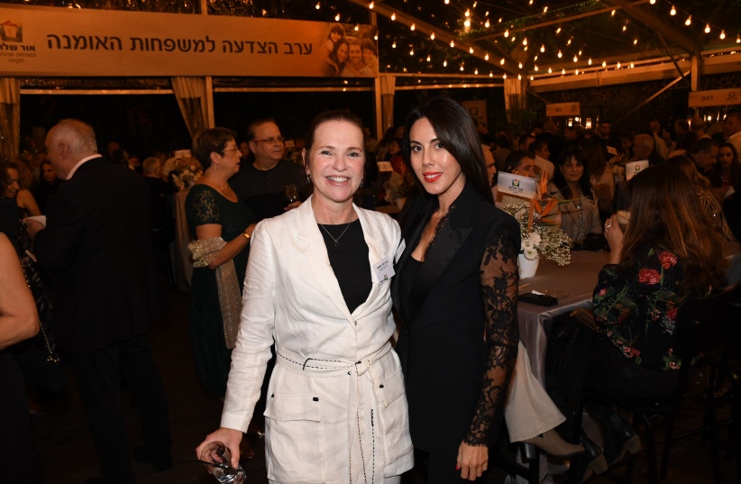 Orr Shalom gala event, Meital Danino and Anat Ramati Shashua (photo credit: AVIV HOFI)