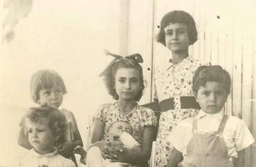 Children of a family that immigrated to Israel from Libya in 1950. (photo credit: LYDIA BAR-AV)