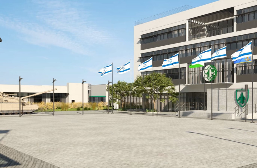  A rendering of a new IDF intelligence base that will be built by Shikun & Binui in the Negev. (credit: SHIKUN BINUI)