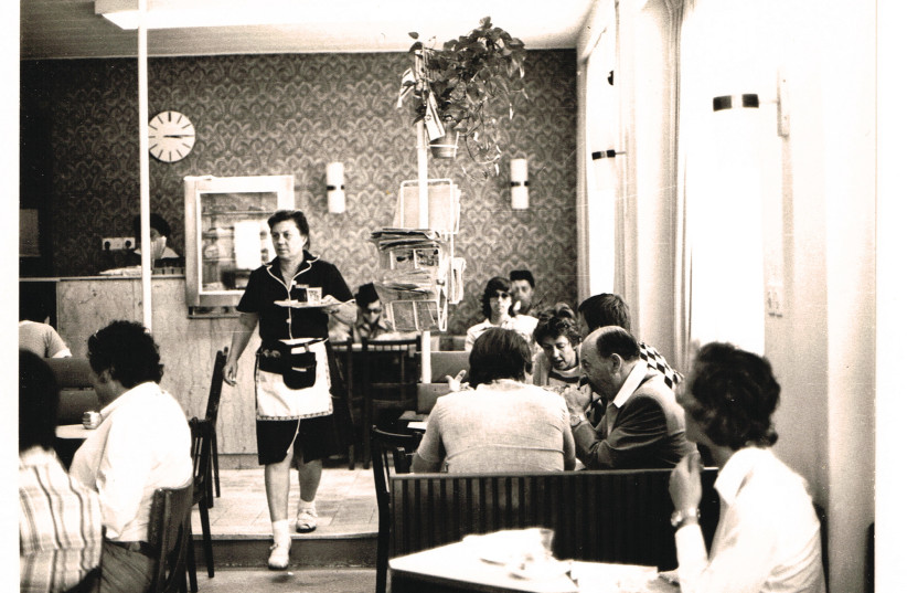  Waitresses at Cafe Alaska underwent stringent training and wore uniforms redolent of the cafe ambiance of Berlin and Vienna (credit: Sak family)