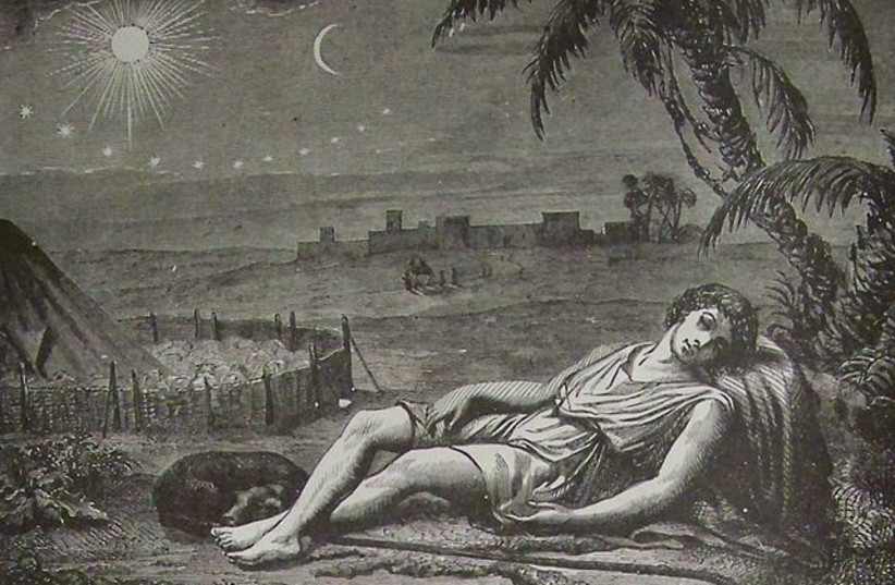  Josephs Dream, as in Genesis 37:9–10, illustration from the 1890 Holman Bible. (credit: Wikimedia Commons)
