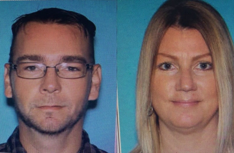 Photographs of James and Jennifer Crumbley are seen in this undated handout photos released by police on December 3, 2021. (photo credit: OAKLAND COUNTY SHERIFF'S OFFICE/HANDOUT VIA REUTERS)