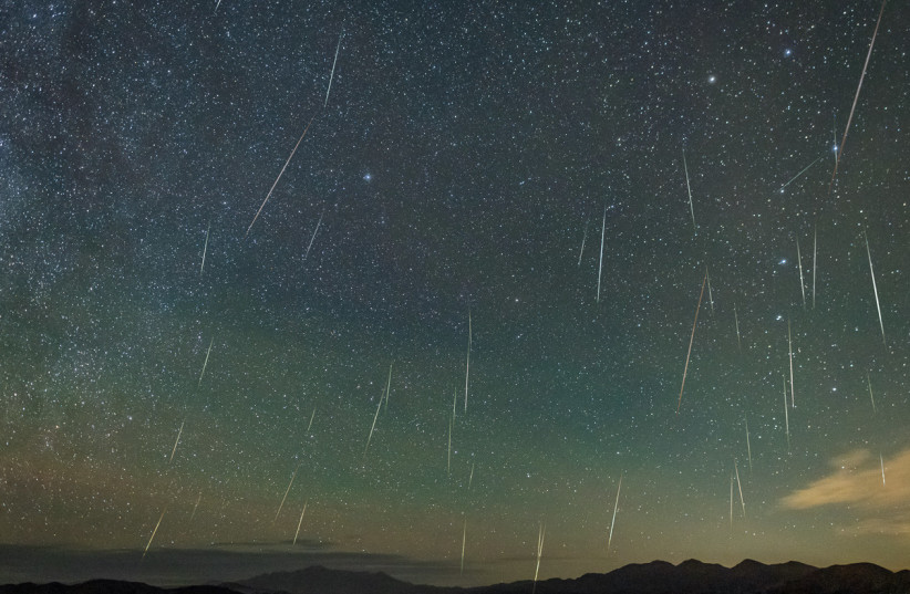  The Geminids meteor shower in 2020 (illustrative). (photo credit: Jeff Sullivan/Flickr)