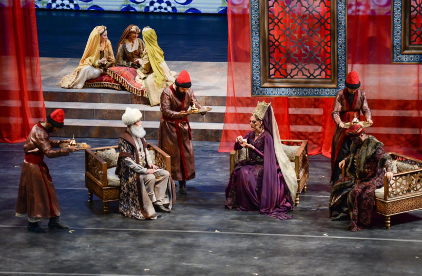  A scene from the Turkish opera 'Sinan,' which was performed on the opening night of the AKM. (photo credit: Parker Company)
