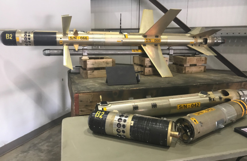  A type 358 surface-to-air missile seized by the US Navy in February 9, 2020. (photo credit: US Department of Justice)