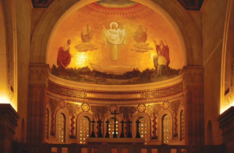  Inside the Church of the Transfiguration  (credit: HADAR YAHAV)