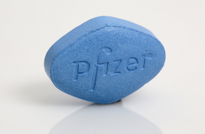  Viagra tablet (photo credit: VIA WIKIMEDIA COMMONS)
