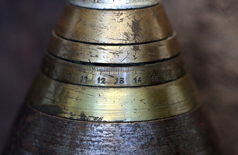  Time fuse of an artillery shell of the Second World War. (photo credit: WIKIMEDIA)