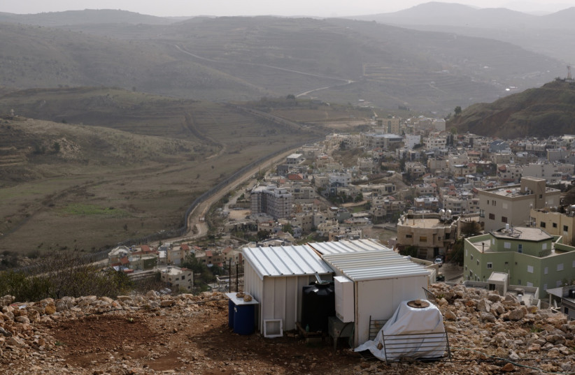  The Druze village of Majdal Shams on the Golan Heights. (photo credit: DARIO SANCHEZ/THE MEDIA LINE)