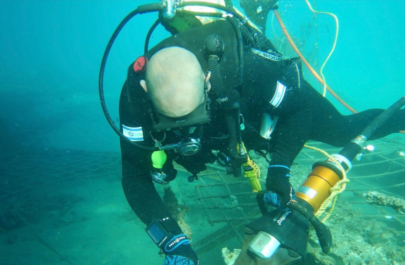  Sonder les profondeurs marines : l'unité Yaltam (crédit photo : BUREAU DU PORTE-PAROLE de Tsahal)