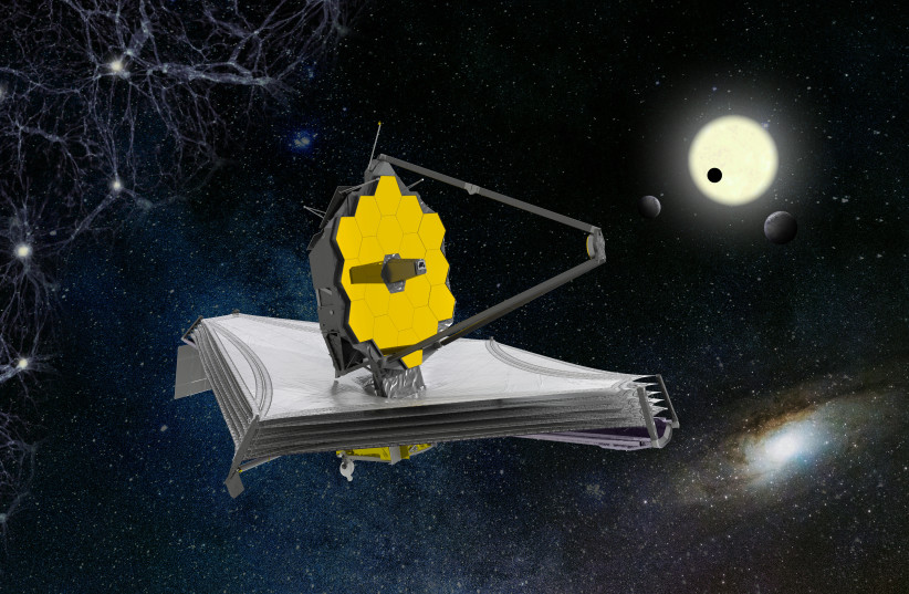  Artist's impression of NASA's James Webb Space Telescope. (credit: ESA)