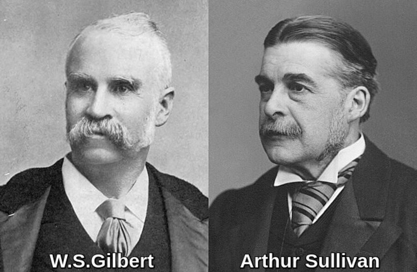  W.S. GILBERT (left) and Arthur Sullivan. (credit: Wikimedia Commons)